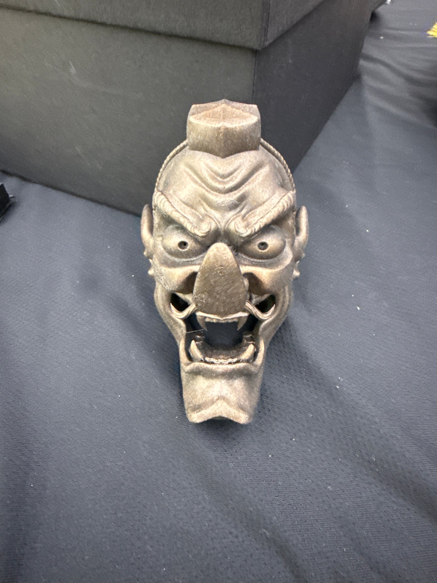 Tengu mask magnetic sculpture