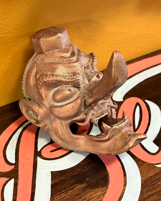 Tengu mask magnetic sculpture